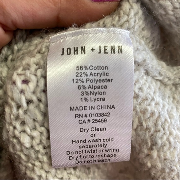 Revolve John + Jenn Molly Alpaca Cozy Cutout V Neck Career Minimalist Pr… - Picture 5 of 6